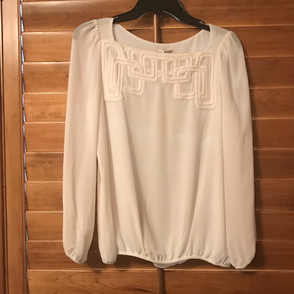Ivory blouse